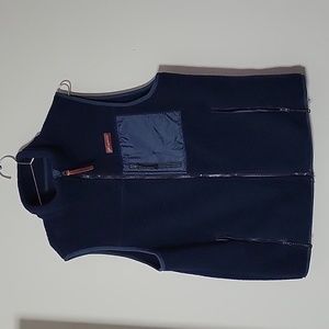 Simply Southern Men's Fleece Vest Blue